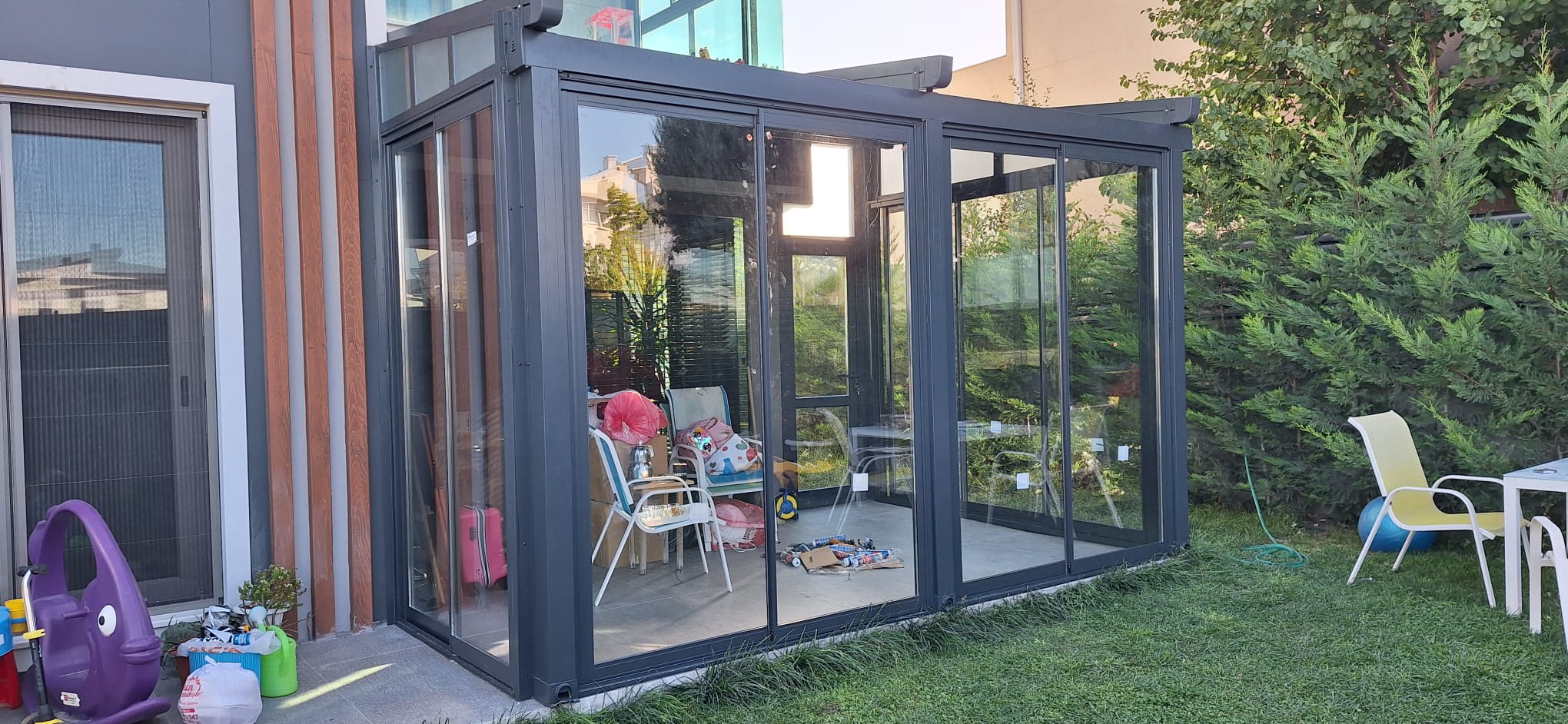 Alüminyum Bahçe Sürme Kapı